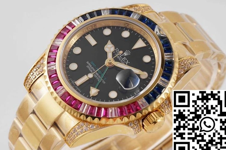 Master Black II SAru-78208 Dial 116758 Factory GMT ROF Rolex 1104